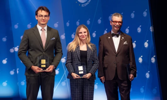 Karolina Sikorska z Nagrodą Młodych Liderów Forum Ekonomicznego w kategorii biznes